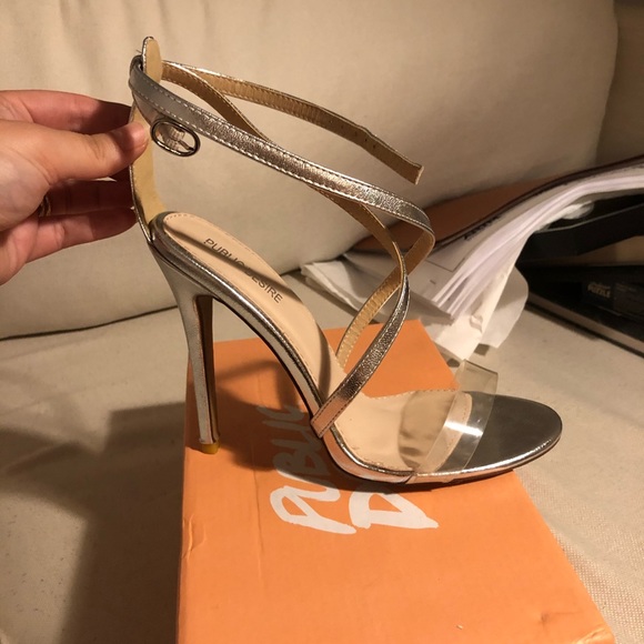 Public Desire Silver Heels - Picture 2 of 5